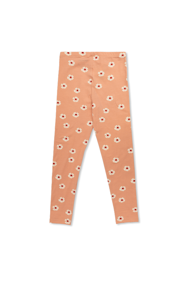 Mini Rodini Leggings mit Blumenmuster