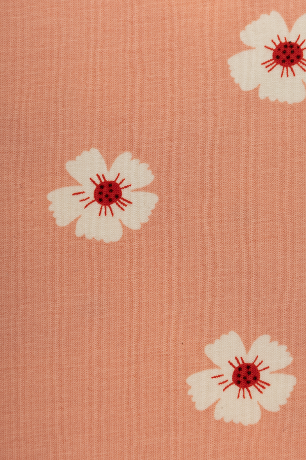 Mini Rodini Leggings mit Blumenmuster