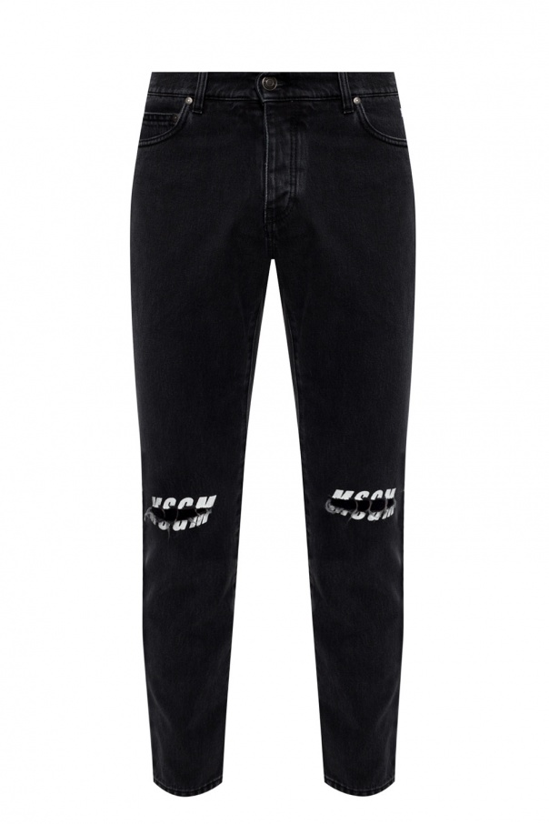 MSGM Logo jeans