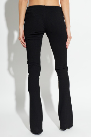 Off-White Hose mit ausgestelltem Bein