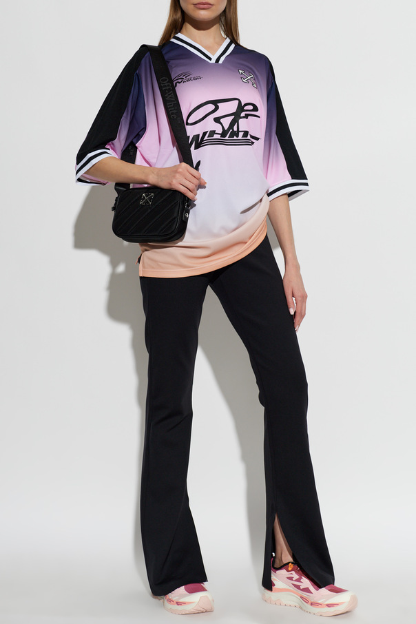 Off-White Pantaloni cu logo