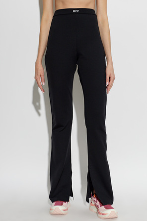 Off-White Pantaloni cu logo