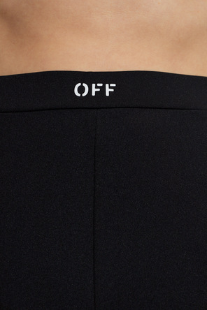 Off-White Pantaloni cu logo
