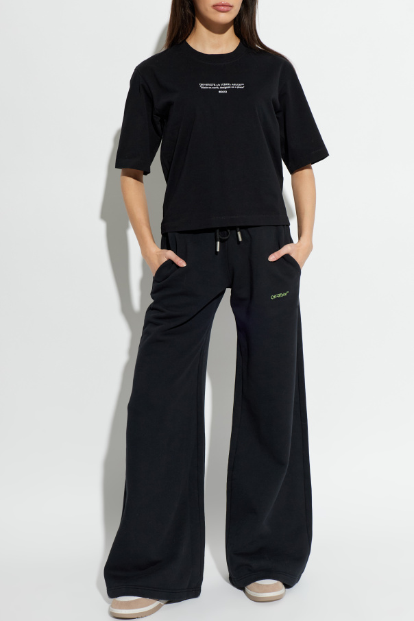 Off-White Spodnie dresowe z logo
