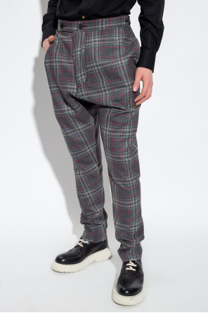 Vivienne Westwood Trousers with ‘Drunken’ finish