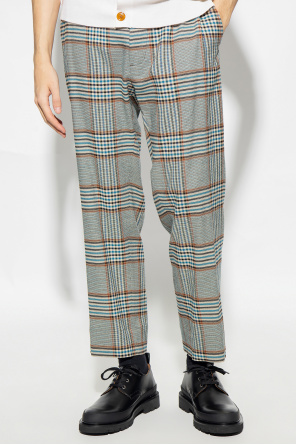 Vivienne Westwood Checked logga trousers