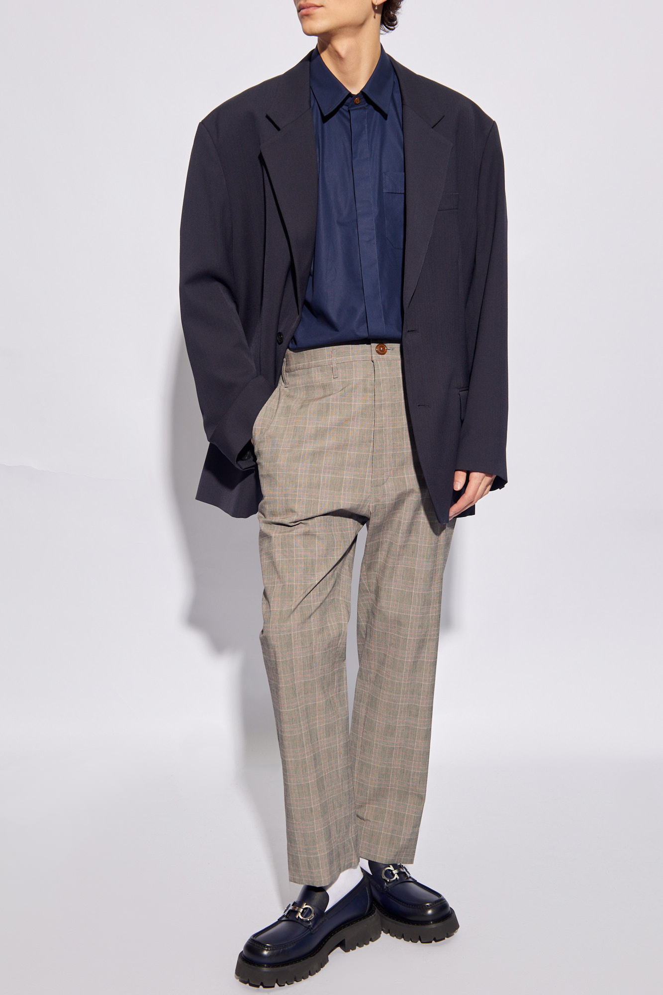 Vivienne Westwood ‘Cruise’ checked gathered trousers