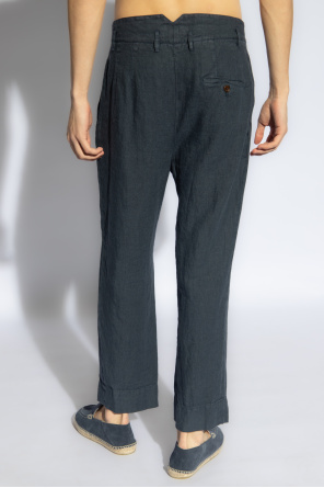 Vivienne Westwood Linen Acid-Waschung trousers