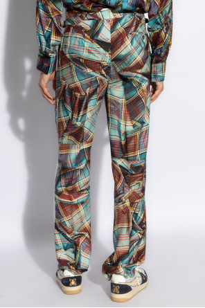 Vivienne Westwood Spodnie z wzorem w kratę ‘Sang’