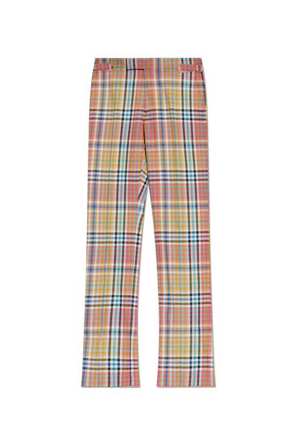 Wool plaid-patterned trousers od Vivienne Westwood
