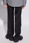 Vivienne Westwood BLACK ‘Raf’ pleat-front trousers in wool
