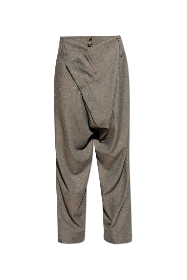 Vivienne Westwood Trousers with asymmetric fastening