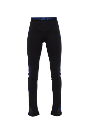 Trousers with flared legs
