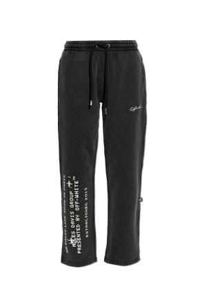 Logo track pants