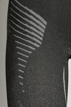 Off-White Leggings con hilo de lúrex