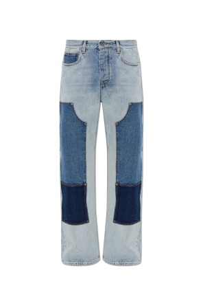 Jeans mit gerade geschnittenen Beinen