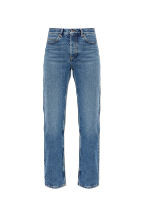 Straight-leg jeans