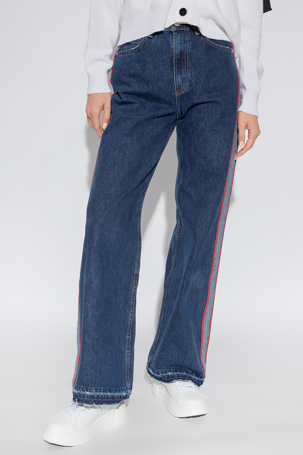 Red Valentino Side-stripe jeans