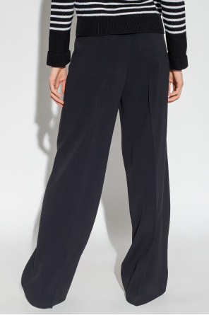 Red Valentino Pleat-front Nylon trousers