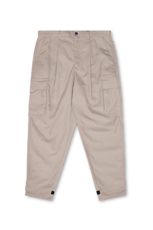 Giorgio Armani tiered trousers with pockets