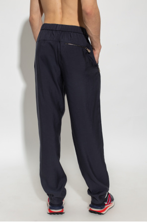 Giorgio Armani ‘Sustainable’ collection ruched trousers