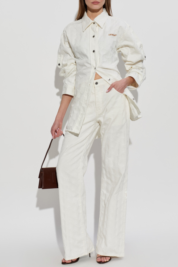 Off-White Jeans with monogram