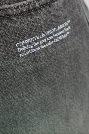 Off-White Vaqueros de pierna ancha
