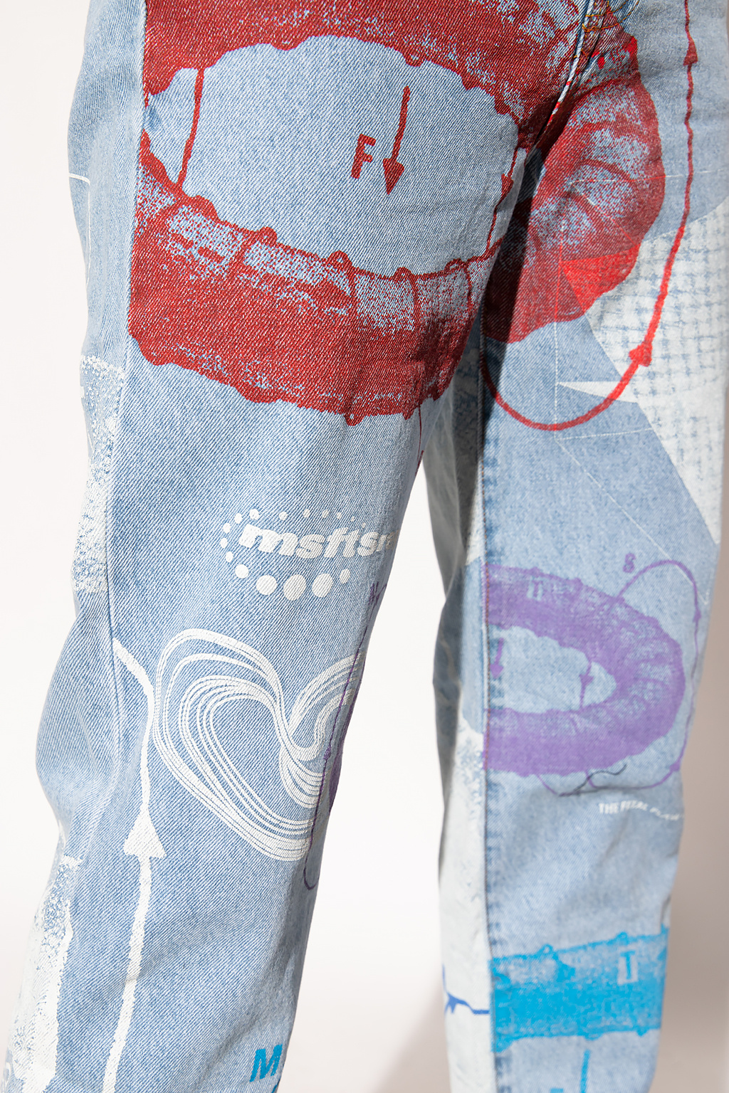 MSFTSrep Printed jeans