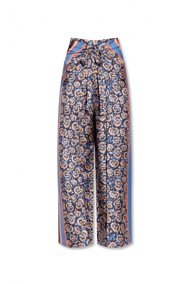 Salvatore Ferragamo Silk sarong trousers