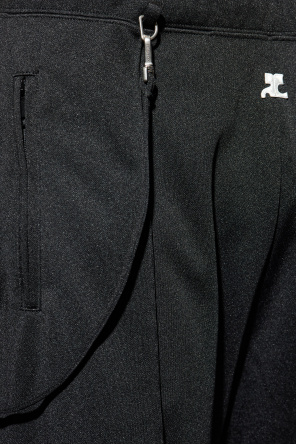 Courrèges Trousers with logo