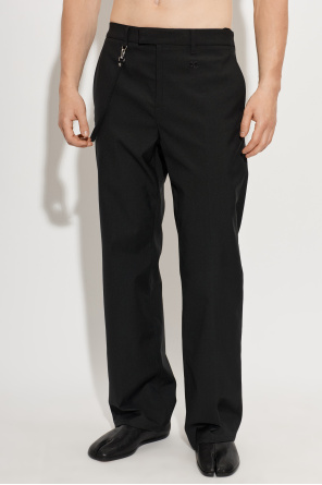 Courrèges Pants with embroidered logo
