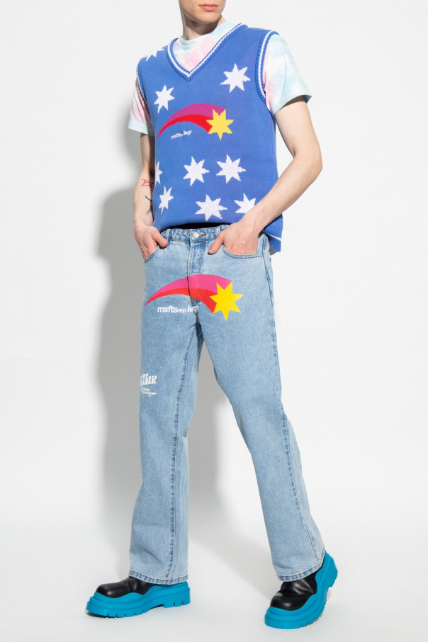 MSFTSrep Printed jeans