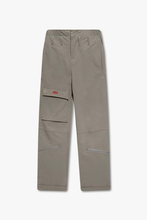 424 homem Trousers with multiple pockets