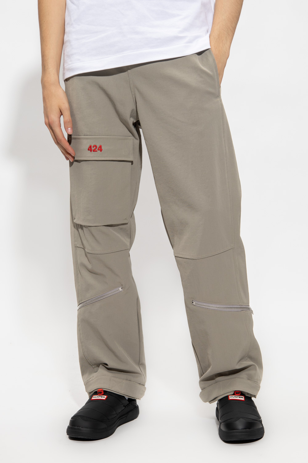 424 Trousers with multiple pockets