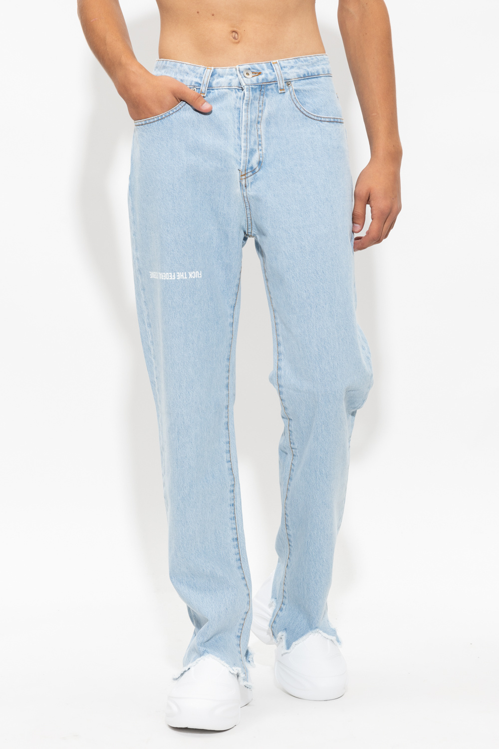 MSFTSrep Printed jeans