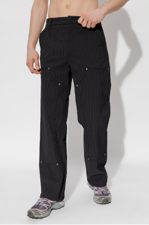 424 Textured trousers