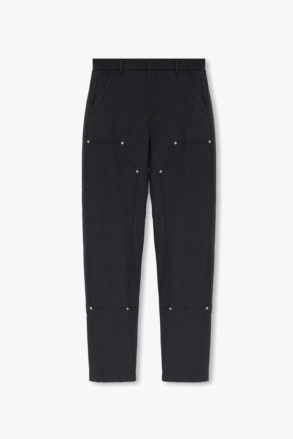 424 Textured trousers