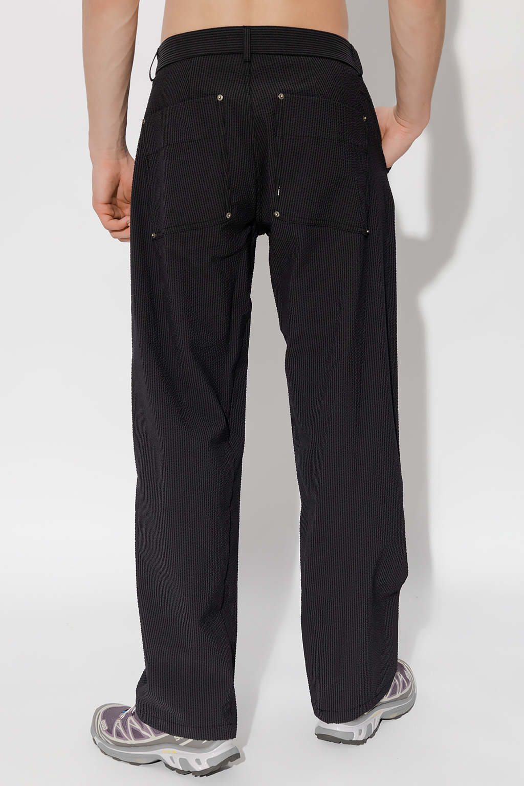 424 Textured trousers