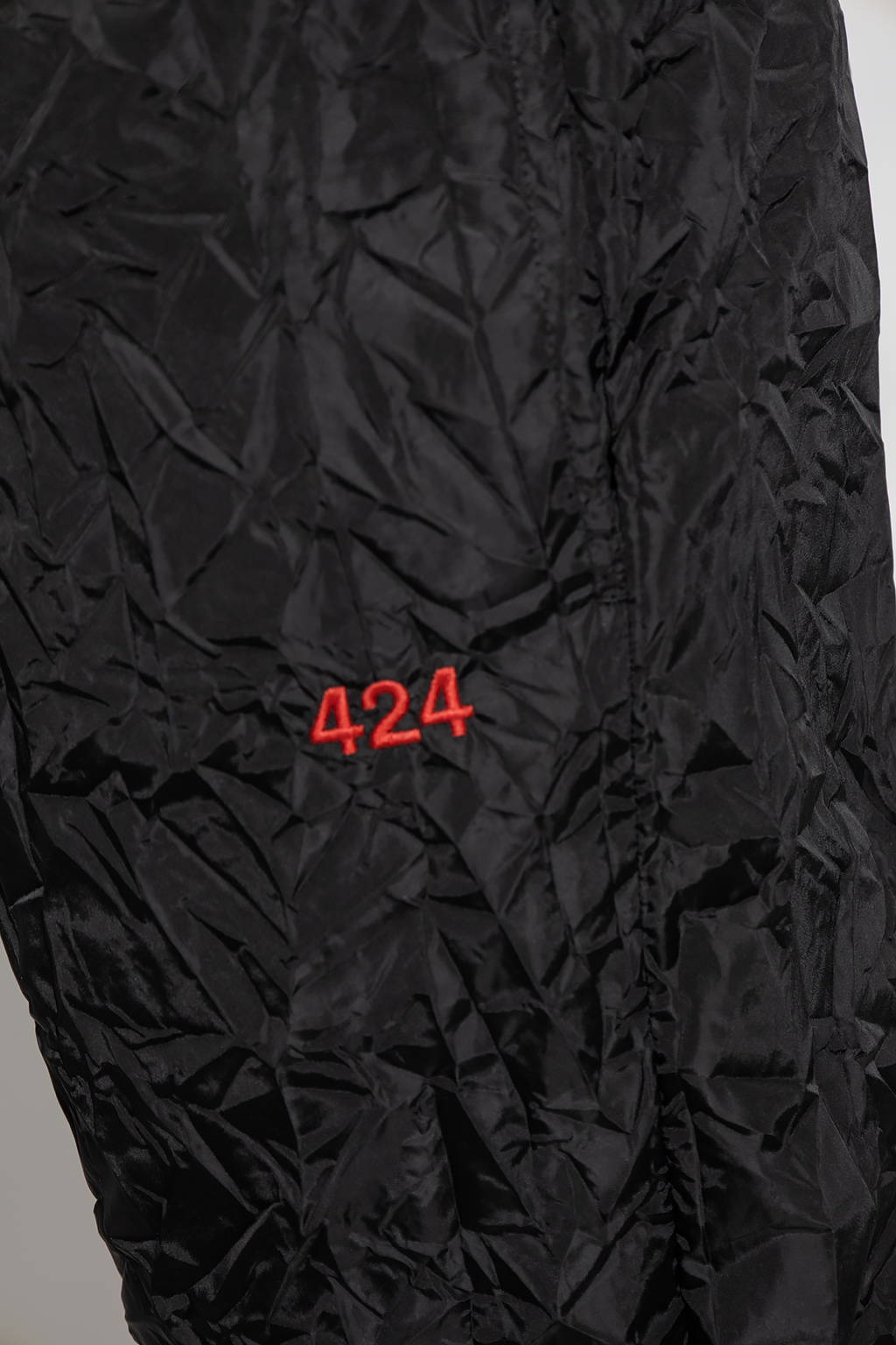 424 Trousers with logo