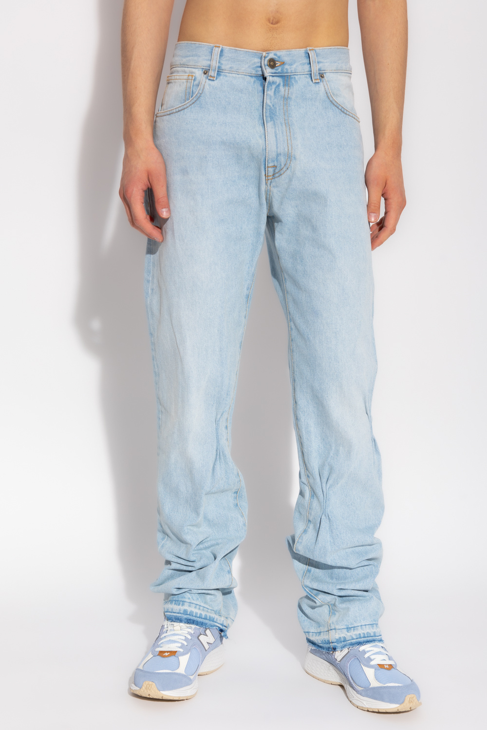 424 Jeans with stitching details