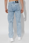 MSFTSrep light blue Printed jeans