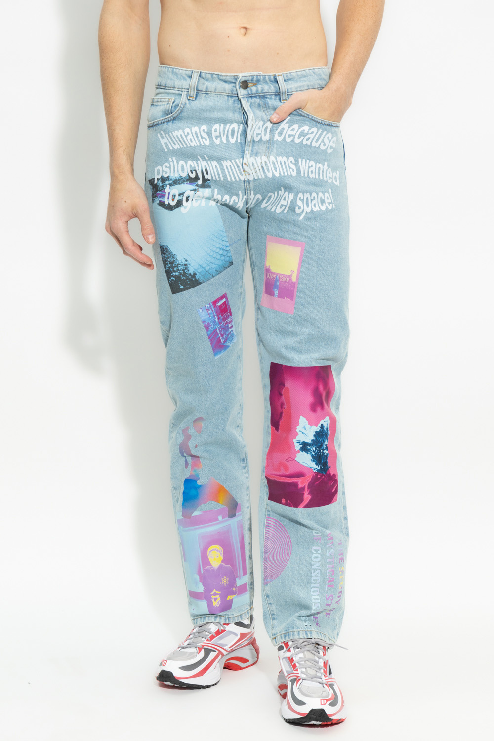 MSFTSrep Printed jeans