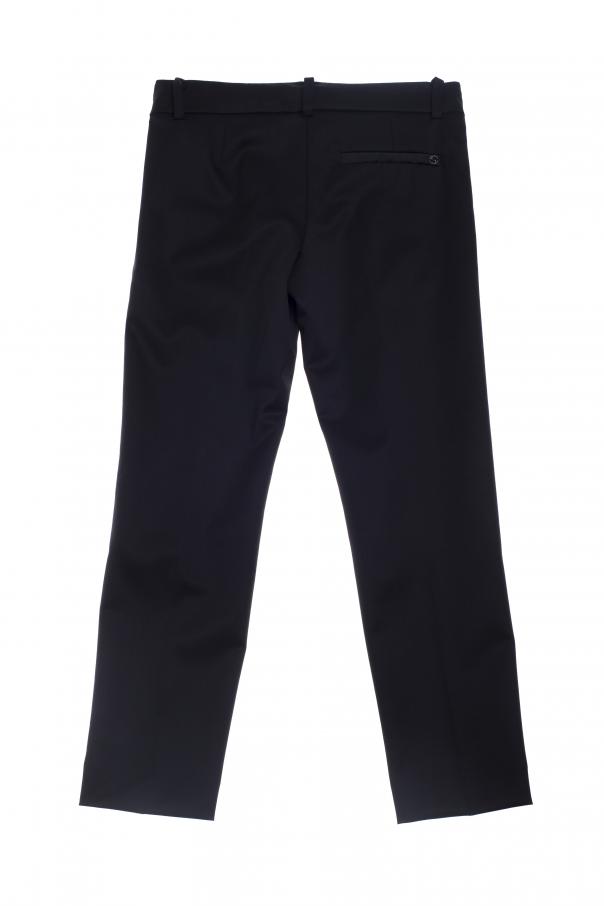Gucci Kids Formal Creased cap-sleeve trousers