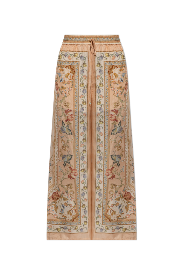 Loose-fit silk trousers od Zimmermann