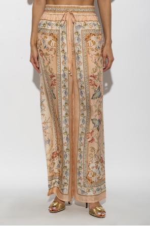 Zimmermann Loose-fit silk trousers
