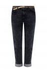 Stella McCartney Logo belted jeans