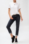 Stella McCartney Logo belted jeans