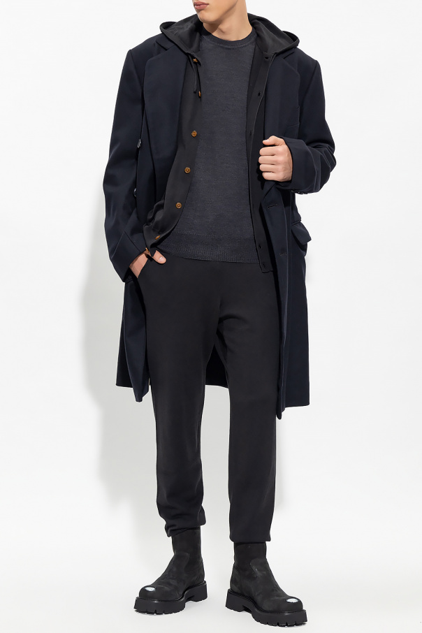 Vivienne Westwood Кроссовки высокие кожаные с синим jordan размер 36-40