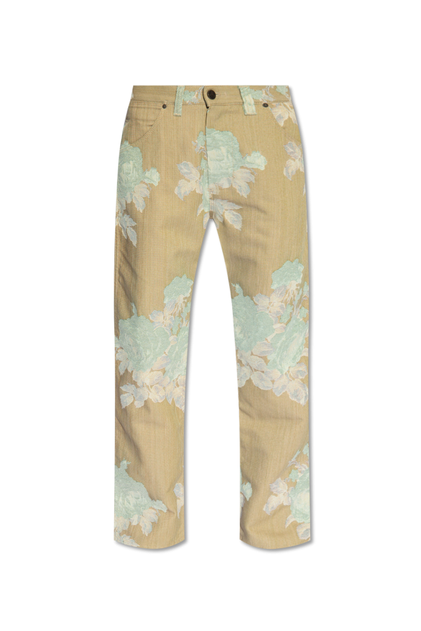 Vivienne Westwood Spodnie z żakardowym wzorem