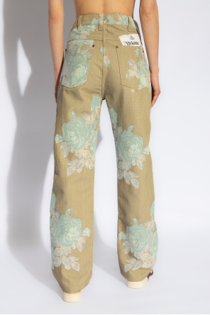 Vivienne Westwood Spodnie z żakardowym wzorem